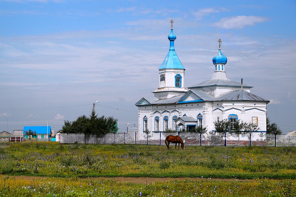 Iglesia ortodoxa Tserkov Preobrazheniya Gospodnya V Bilyar-Ozere, , foto