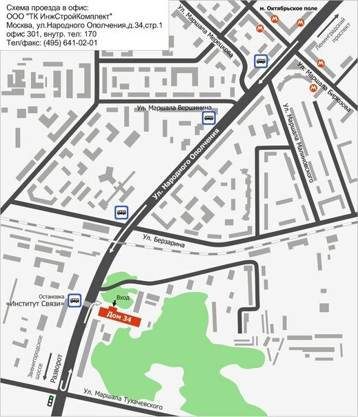 Народного ополчения 201 карта