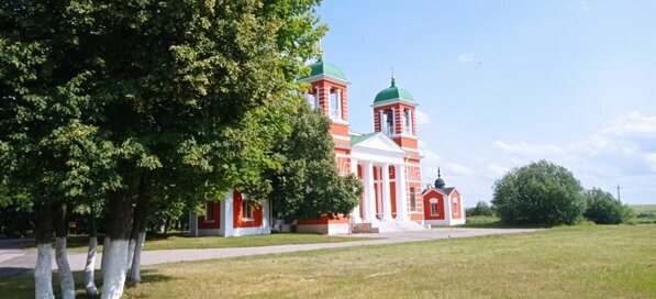 Усадьба КРАСНОЕ с квадрокоптера, Рязанская область, Михайловский район - Архипел