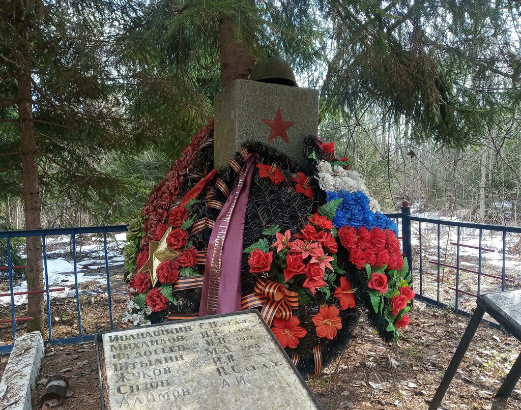 Monument, memorial Братская могила советских воинов, Novgorod Oblast, photo