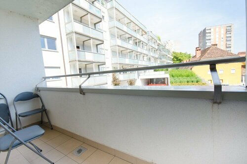 Гостиница City centre studio with a balcony в Любляне