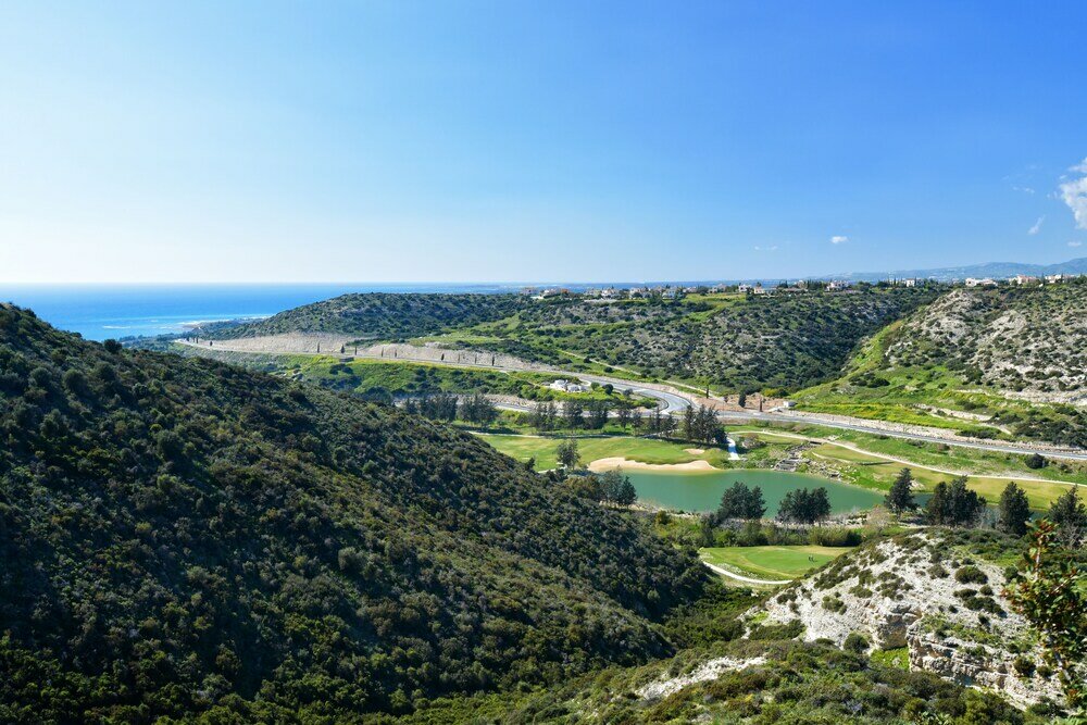 Фото Stunning 3 bedroom villa 'bz01' with private pool, stunning views, communal pool and resort facilities, Zephyros Village on Aphrodite Hills Re