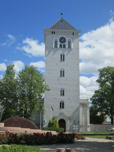 Jelgavas SV. Trīsvienības baznīcas tornis (Akademijas street, 1), landmark, attraction
