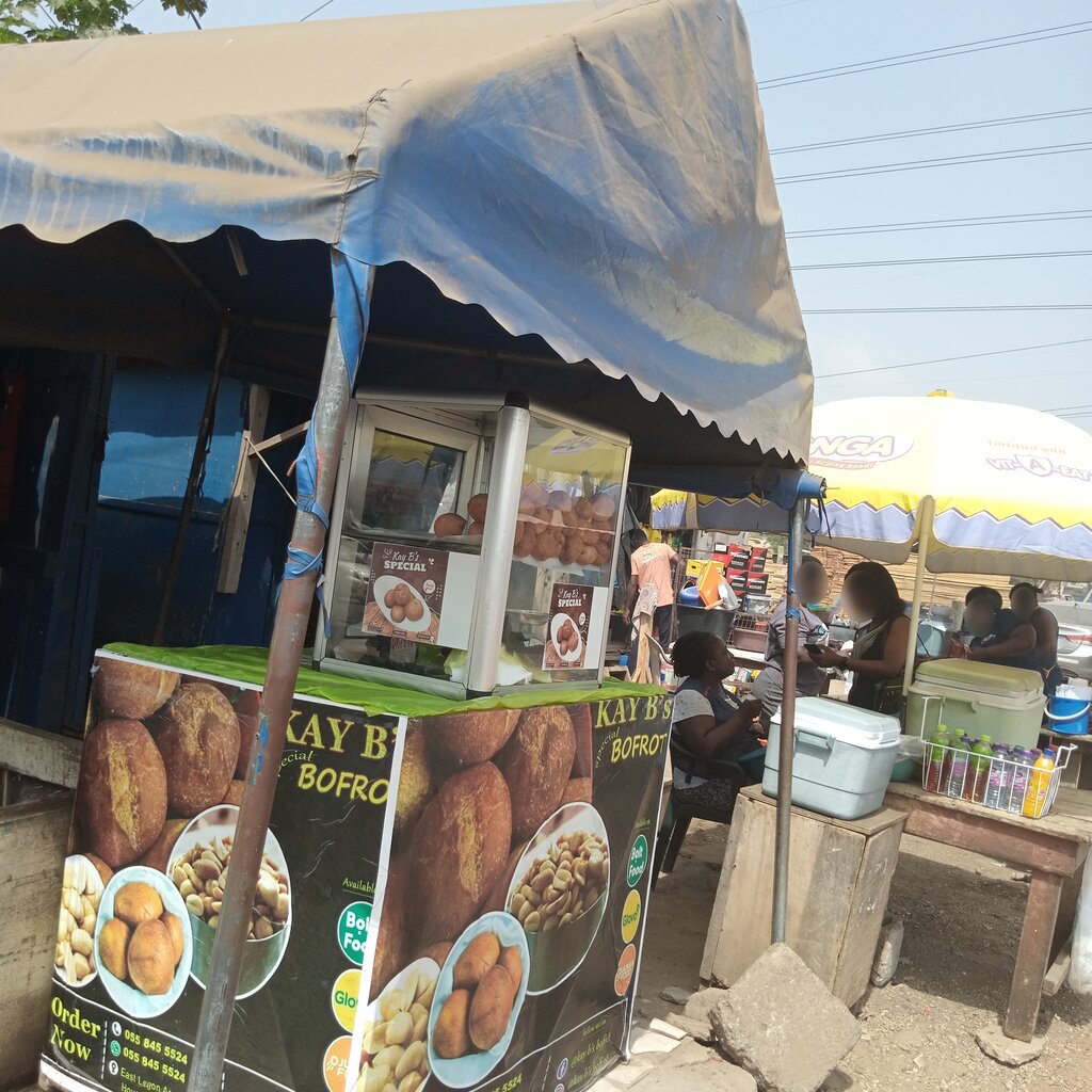 Fast food Kay B's Bofrot, Accra, photo