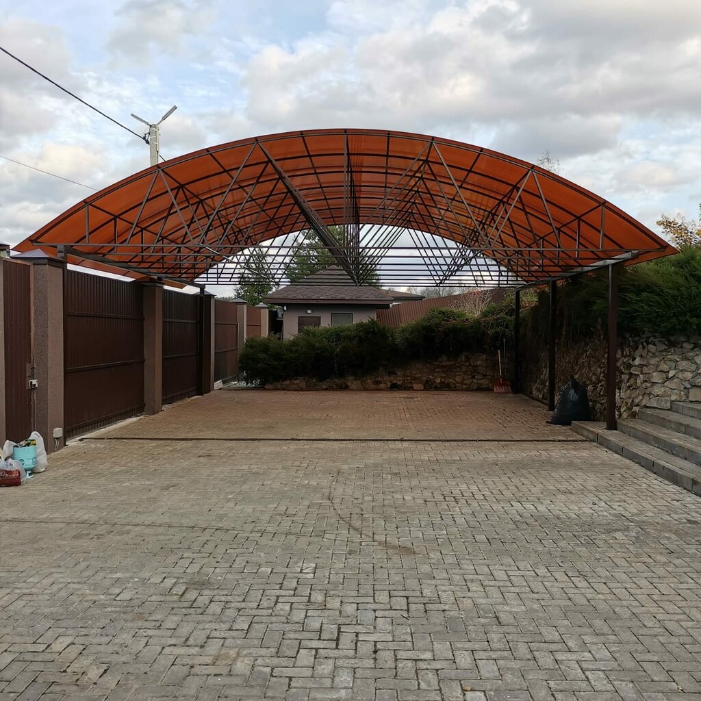 Metal structures Навесы-заборы, Serpuhov, photo