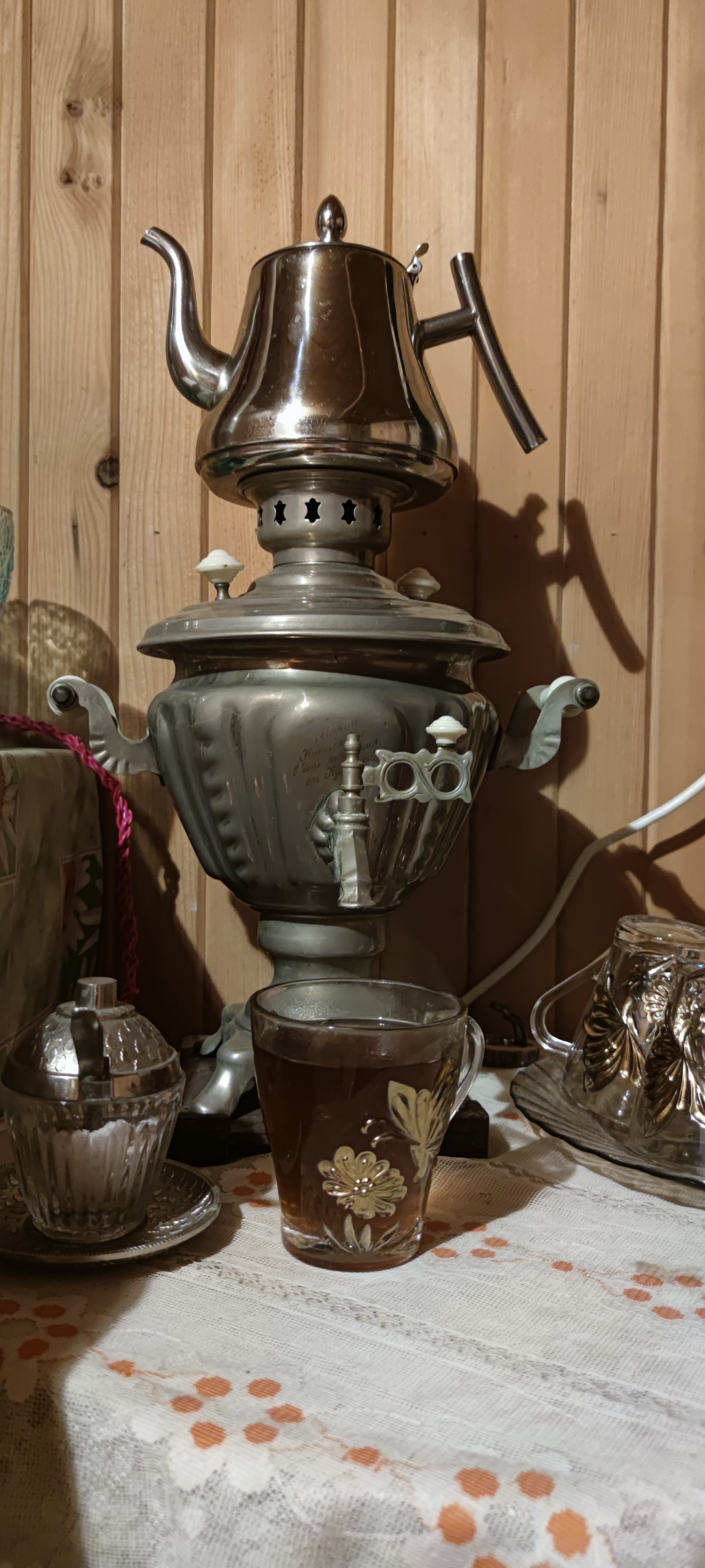 Фото Домик с камином