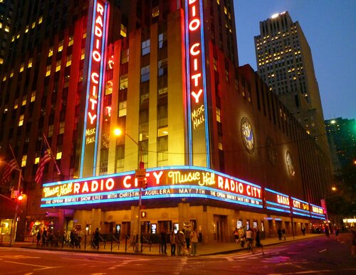 Radio City Music Hall, concert hall, New York, Manhattan