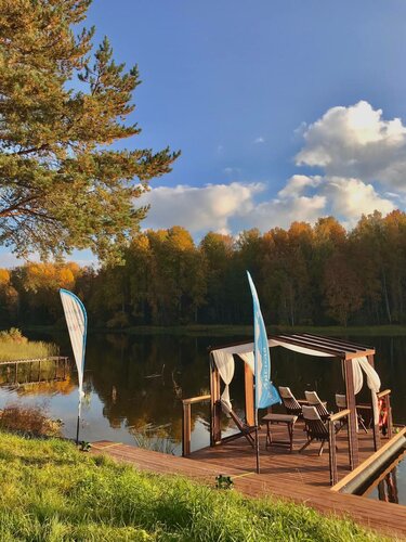 Дом отдыха Эко клуб Остров Суойа в Ленинградской области