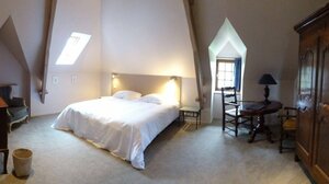 Le Grand Hard (Normandie, Departеment Manche, Arrondissement de Cherbourg, Sainte-Marie-du-Mont, La Rivière), hotel