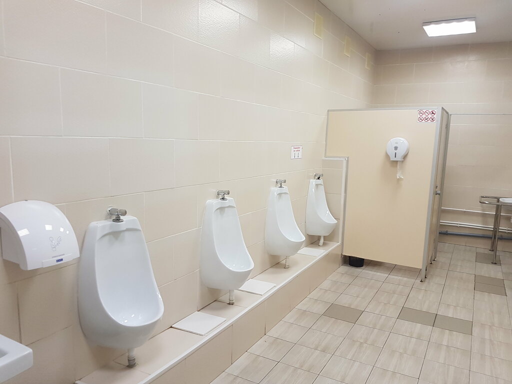 Toilet Statsionarny obshchestvenny tualet V parke Berezovaya roshcha, Moscow, photo
