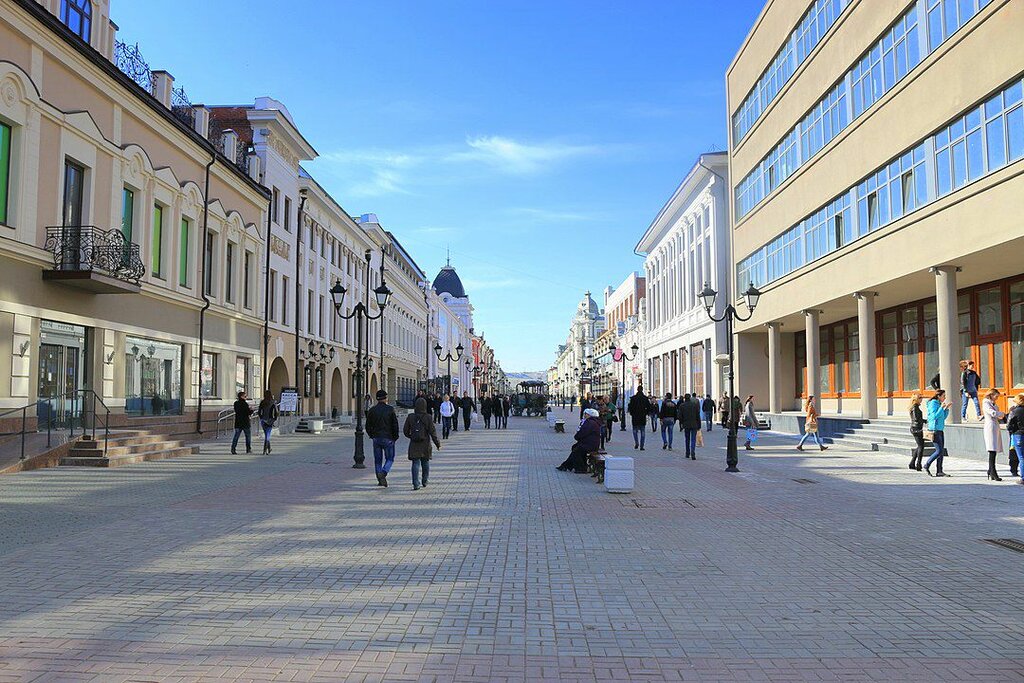 Достопримечательность Улица Баумана, Казань, фото