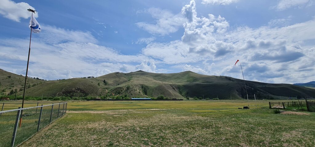 Helipad вертолетная площадка Нижний Саянтуй, Republic of Buryatia, photo