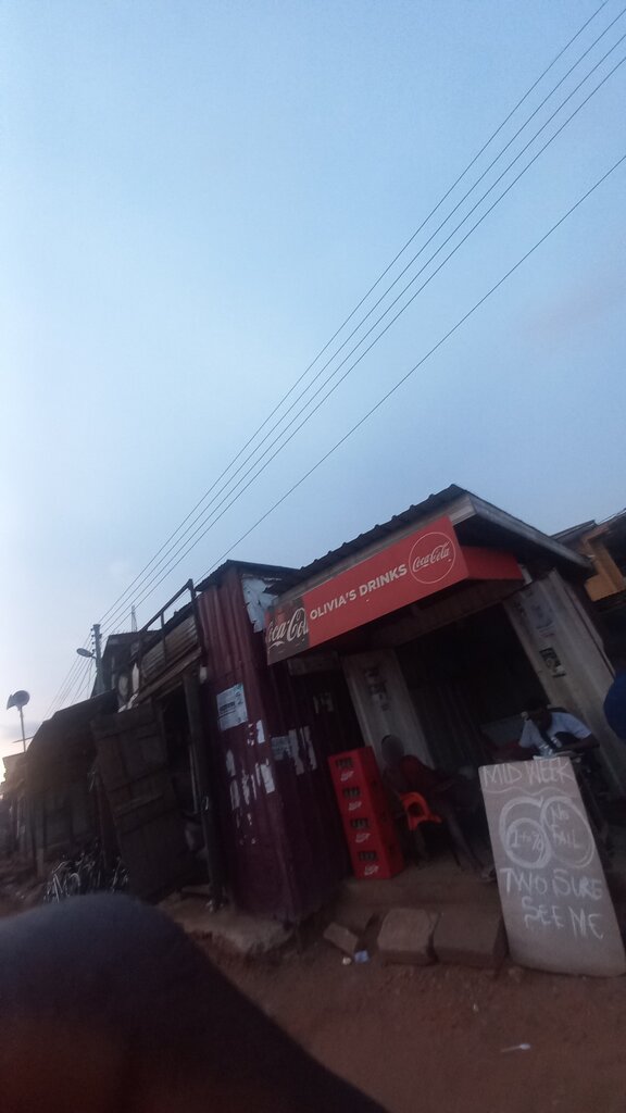 Water store Olivia's Drinks, Accra, photo