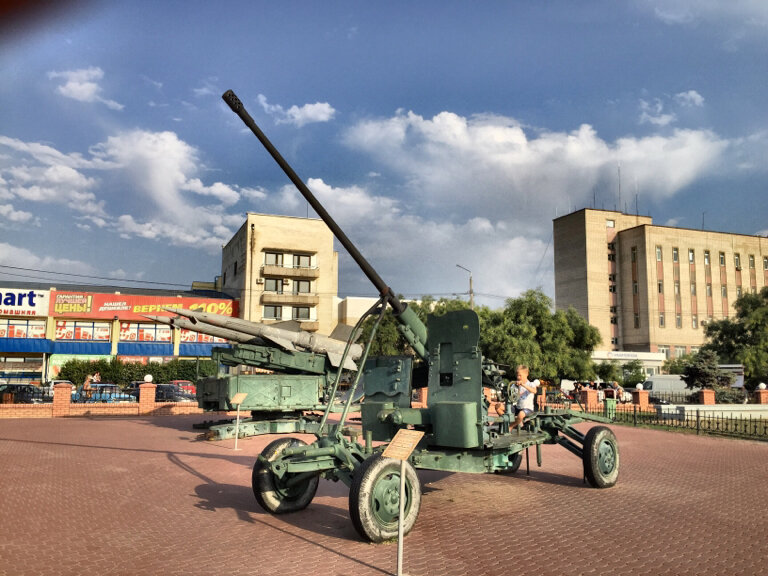 Monument to technology Exhibition of Military Equipment, Evpatoria, photo