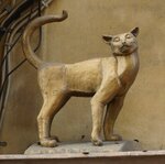 Kot Yelisey (Malaya Sadovaya Street, 8), genre sculpture