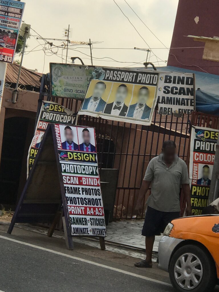 Graphic design studio Palnamat Graphics, Accra, photo