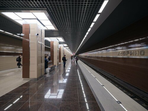 Metro Khovrino (Moscow, Zamoskvoretskaya Line, Khovrino metro station), metro station