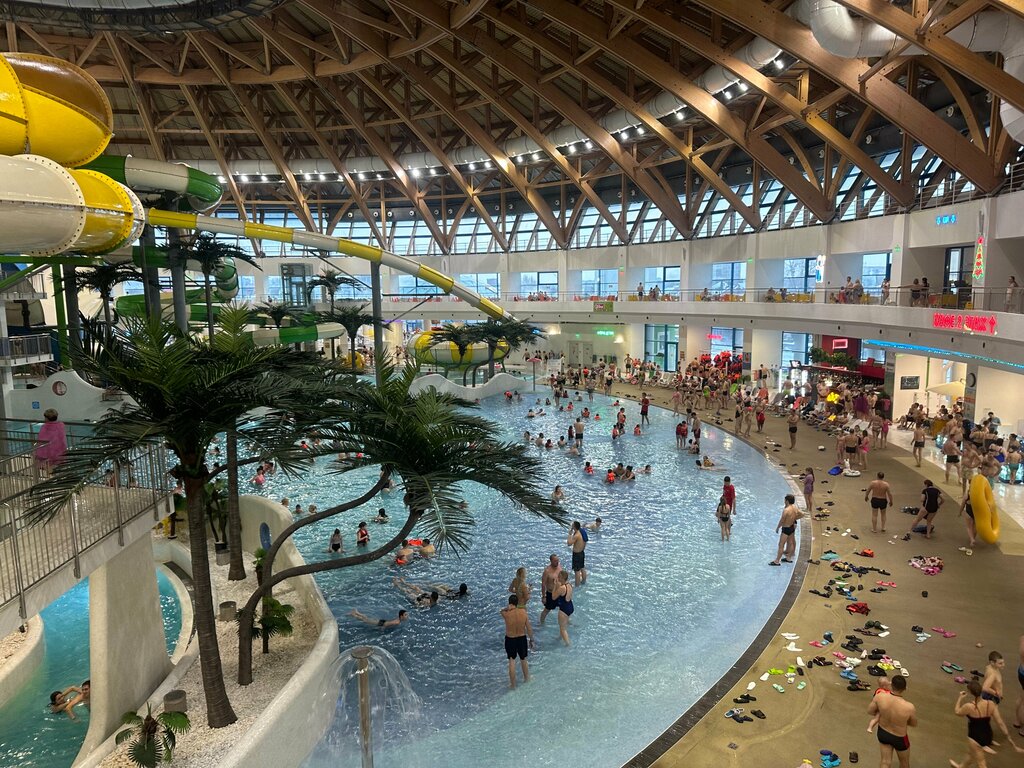 Water park Akvamir, Novosibirsk, photo