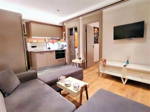 Апартаменты Sleek Residence Flat in Muratpasa With Shared Pool в Анталье