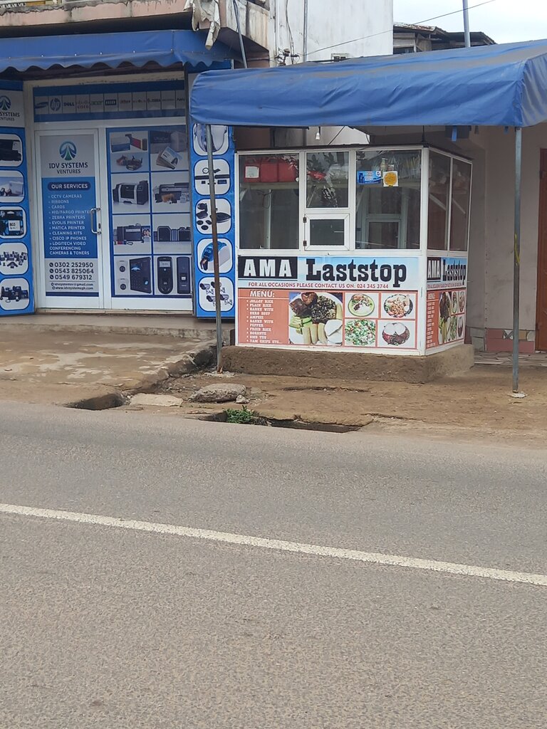 Fast food Ama last stop, Accra, photo