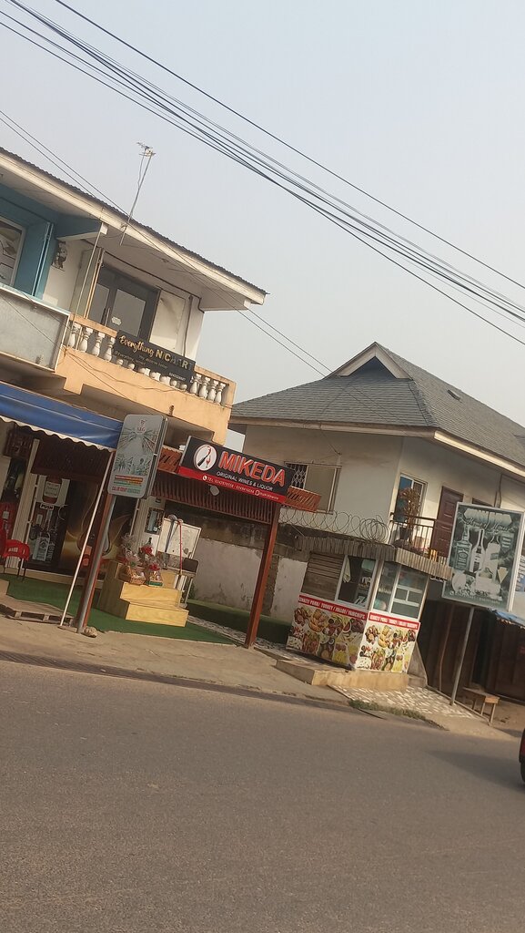 Fast food Yam Chips Pork, Accra, photo