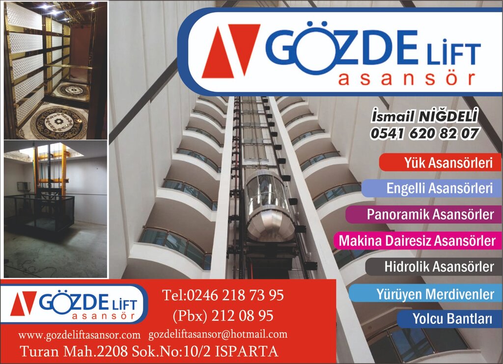 Lifts and equipment Gozde Lift Elevator, Isparta, photo