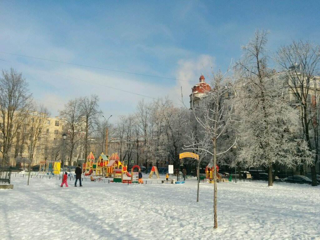 Şəhər bağçası Matveevsky Garden, Sankt‑Peterburq, foto