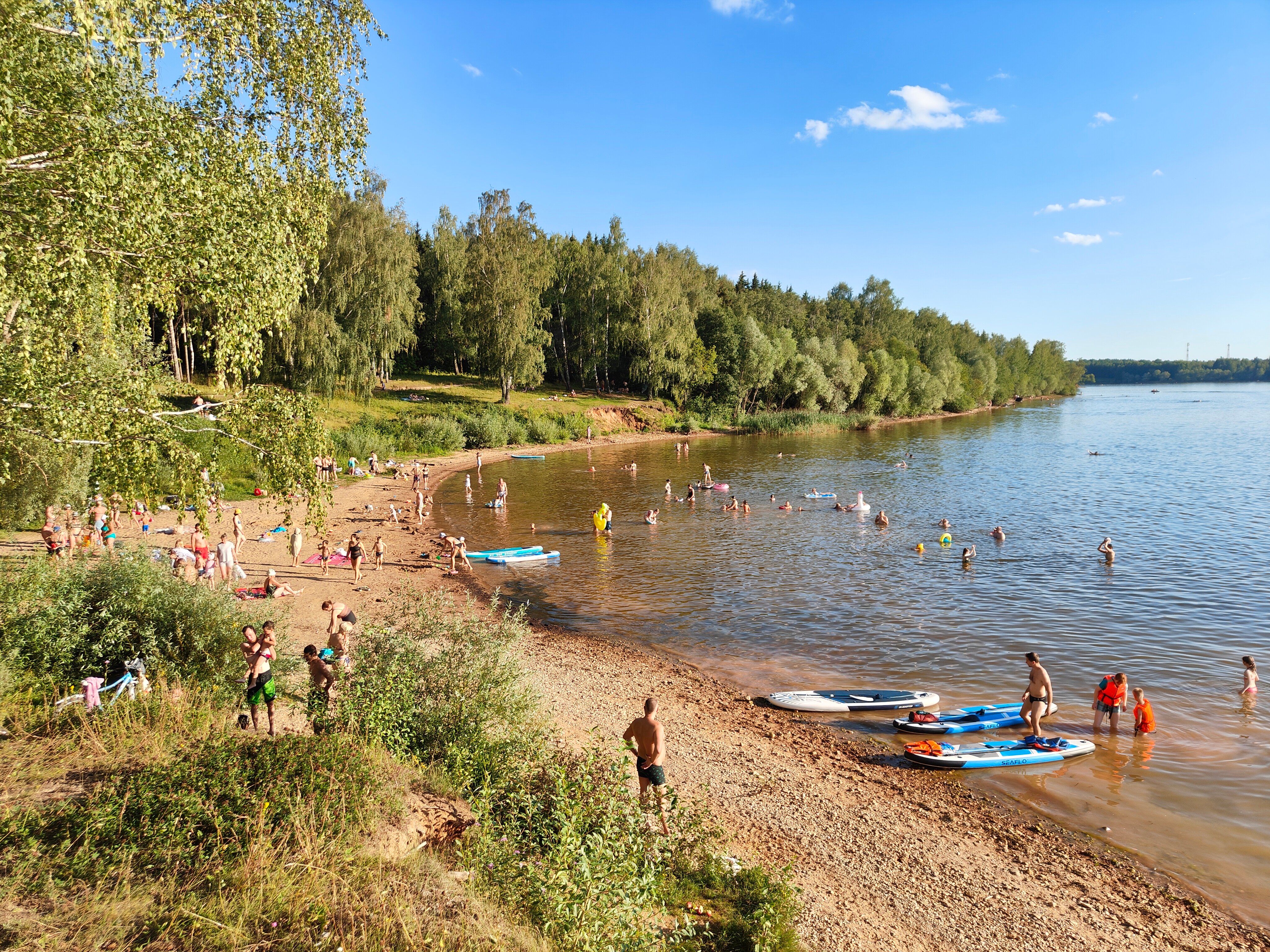 Фото: Пляж, пляж, Московская область, городской округ Луховицы - Яндекс Карты