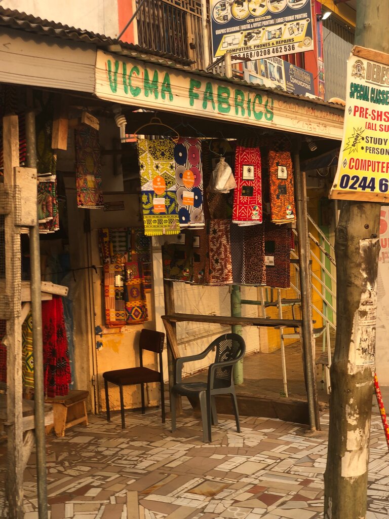 Drapery shop Vicma, Accra, photo