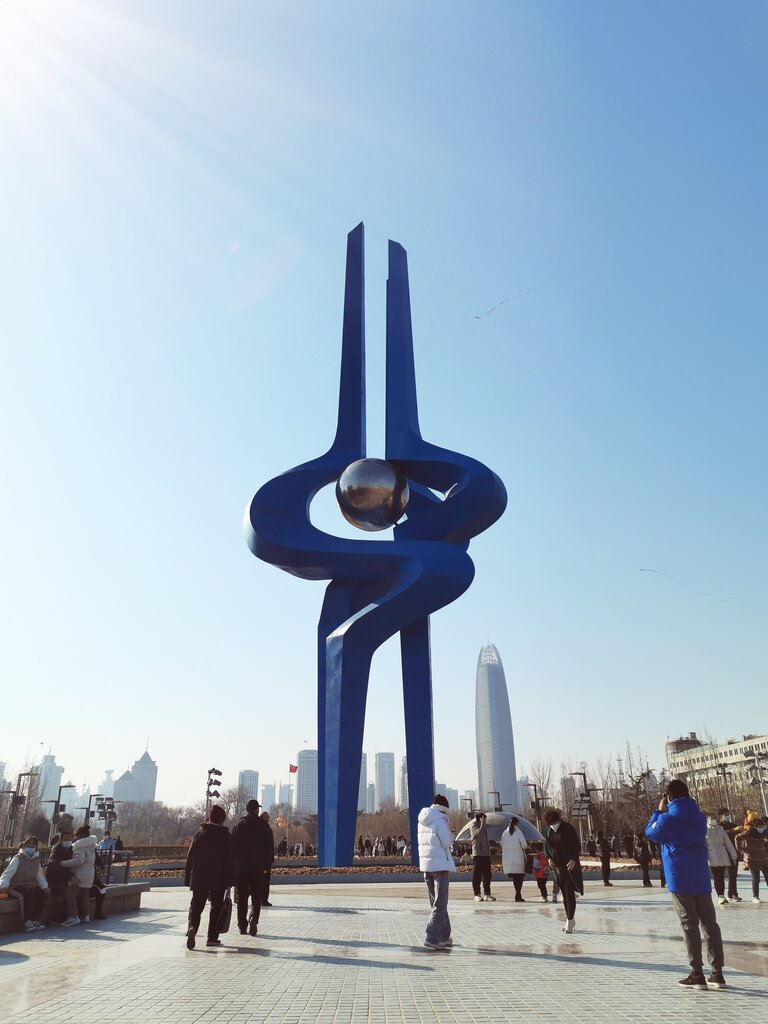 Landmark, attraction Statue of Spring, Jinan, photo