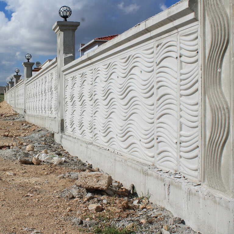 Concrete, concrete products Yildiz Concrete Garden Wall Construction Molds and Manufacturing, Konya, photo