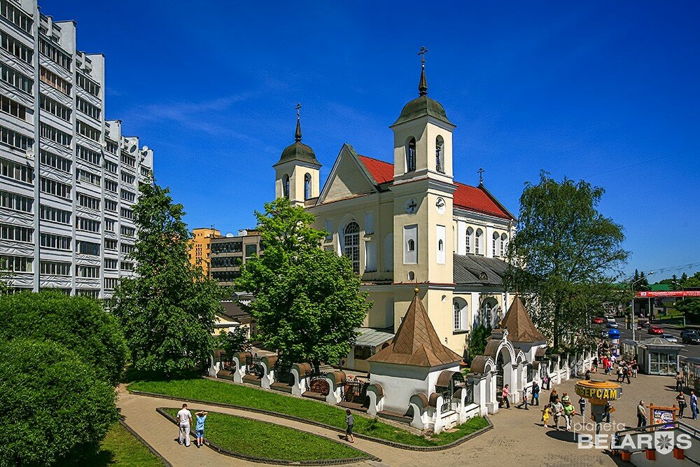 Pravoslav kilsəsi Peter and Paul Cathedral, Minsk, foto