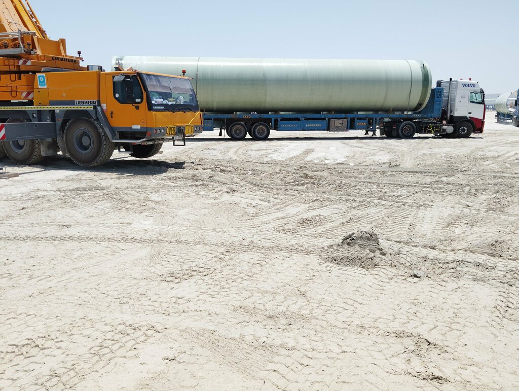 Electrical works Hassyan Power Plant, Dubai, photo