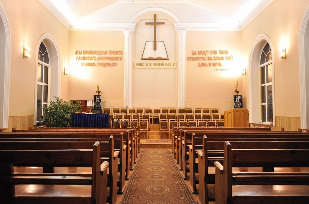 Карта протестантских церквей россии