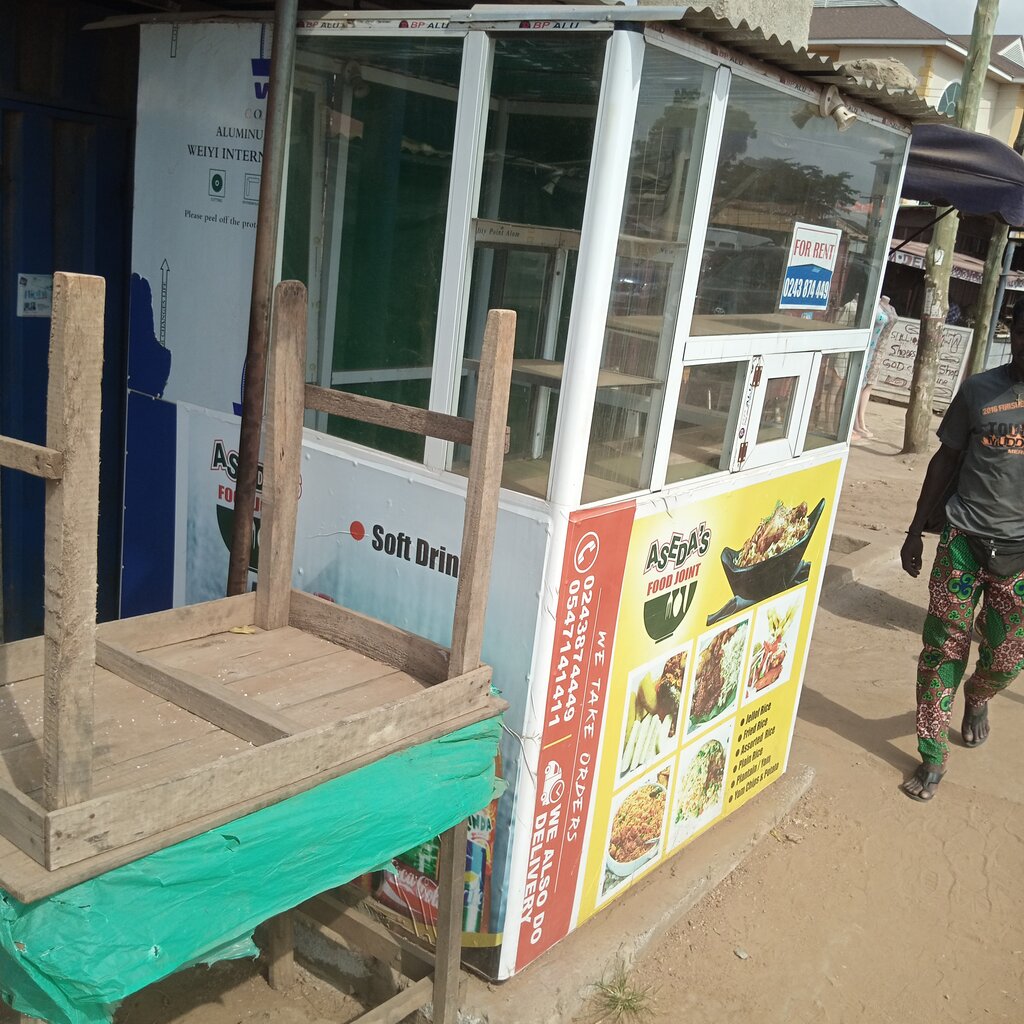 Soft drinks bar Aseda's food joint, Earth, photo