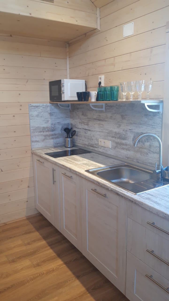 Фото Синий дом у пляжа