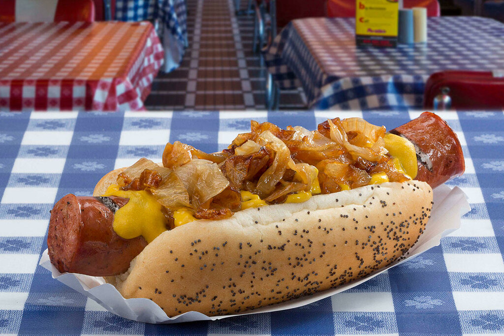 Быстрое питание Portillo's Hot Dogs, Чикаго, фото