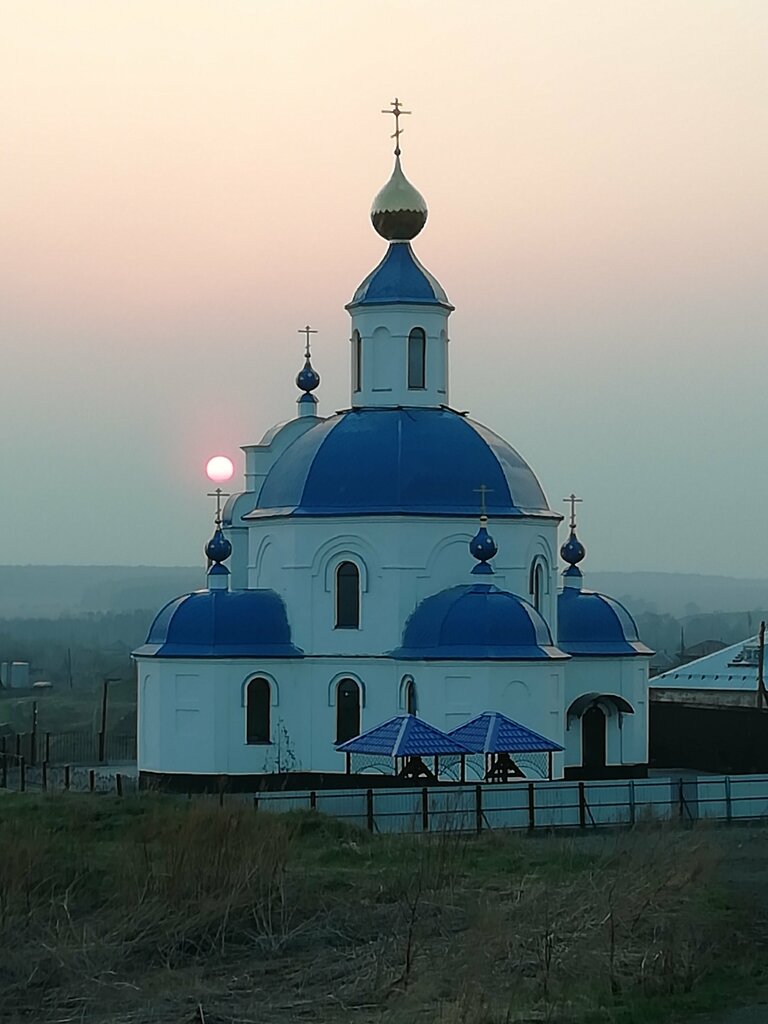 Orthodox church Tserkov Pokrova Presvyatoy Bogoroditsy V Gorskino, Kemerovo Oblast, photo