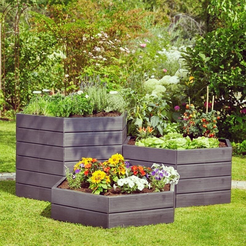 Высокая грядка Graf Ergo raised Bed 6 панелей
