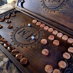 The battle on the wooden board (1st Kozhevnichesky Lane, 6с1) ، ألعاب الطاولة