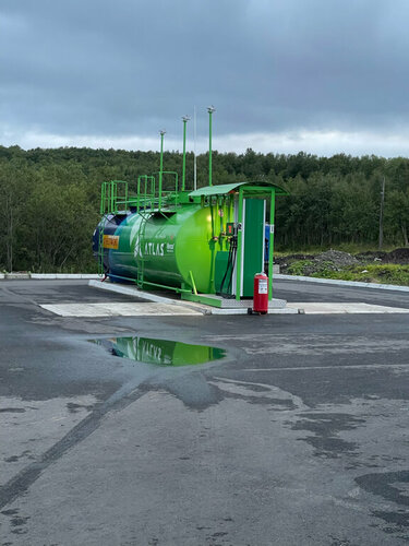 Gas station Atlas by Evecta, Murmansk Oblast, photo
