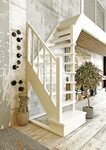 Lesenka (ulitsa Permitina, 24/2), escaleras y barandillas de escaleras