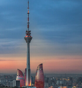 TV tower (Bakı, Badamdar district, Abbasqulu Abbaszadе Street, 2), landmark, attraction