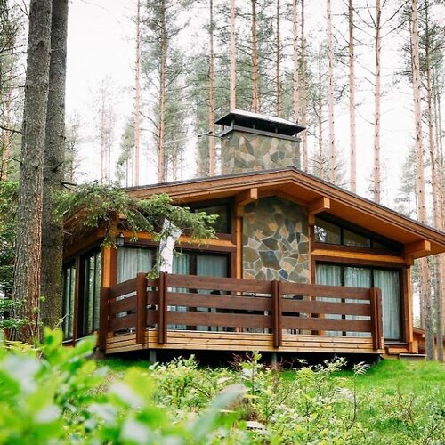 ДОМ ОТДЫХА ОХТА ПАРК в Мистолово, Санкт-Петербург и Ленинградская ...