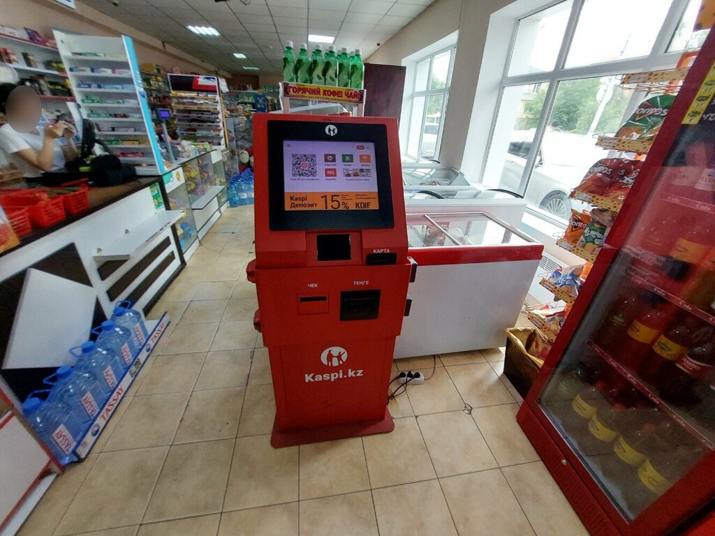 Payment terminal Kaspi Bank, Astana, photo