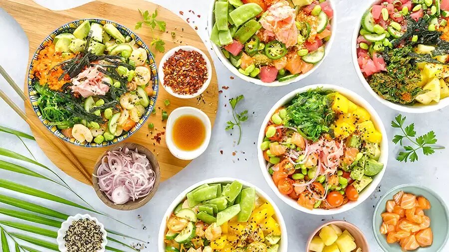 Coffee shop Poke and Co, Dubai, photo