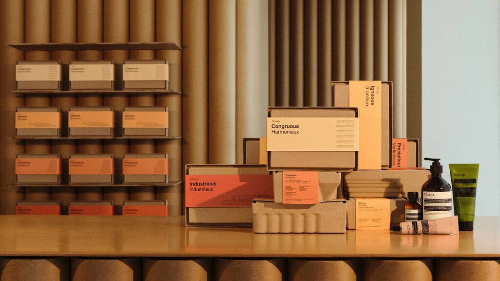 Perfume and cosmetics shop Aesop, Dubai, photo