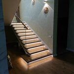 Издревесины (Moscow Region, Chekhov, mikrorayon Venyukovo), stairs and stair railings