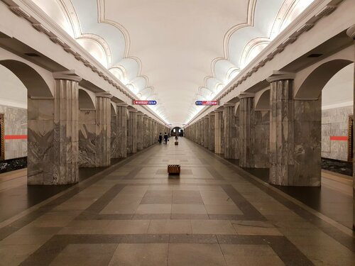 Metro Baltiyskaya (Saint Petersburg, Baltiskiy Railway Station Square, 1), metro station