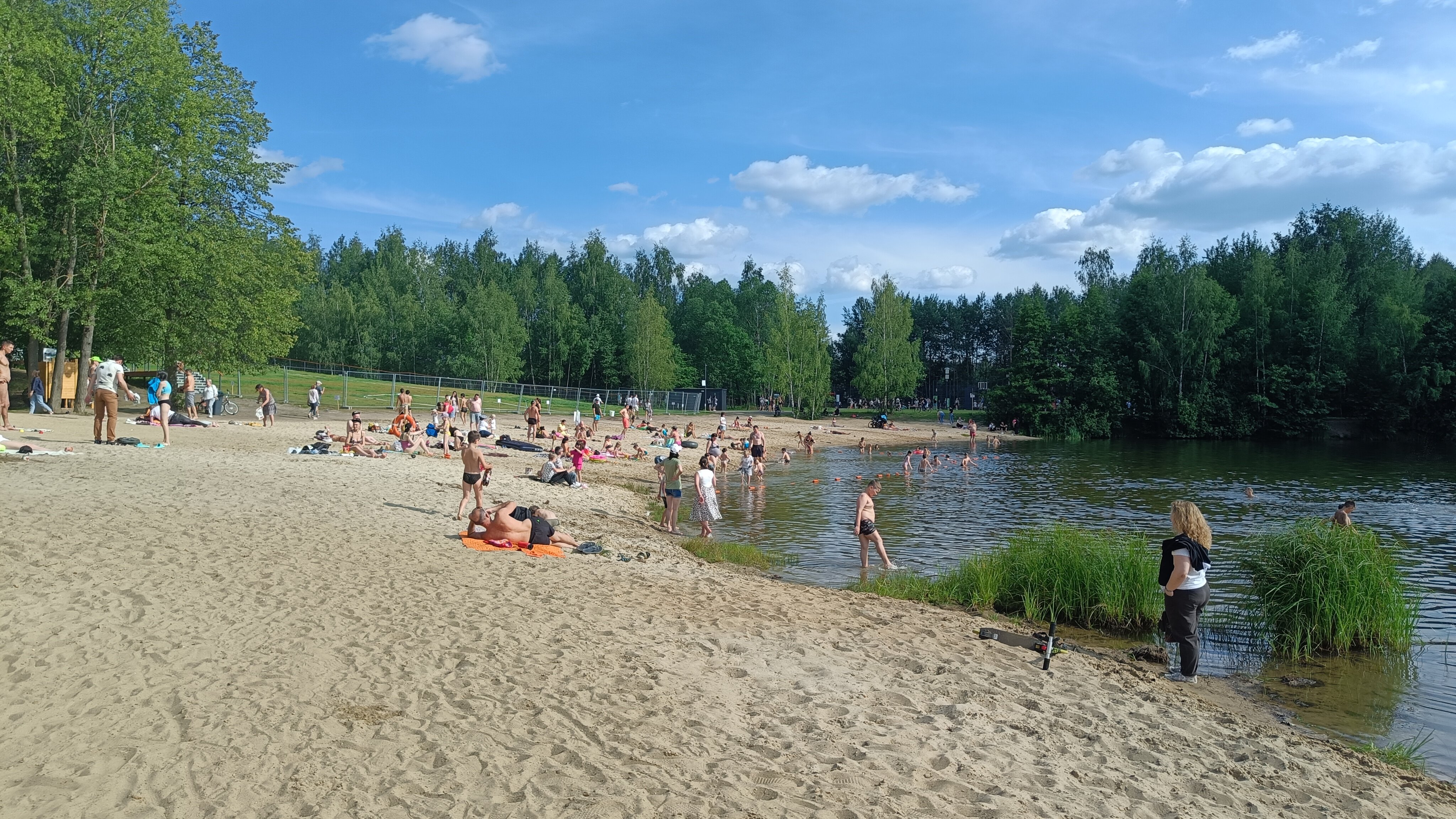 Фото: Пляж, пляж, Московская область, Дмитровский городской округ, посёлок Новос